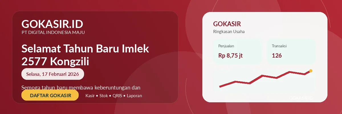 Selamat Tahun Baru Imlek 2577 Kongzili — promo GOKASIR